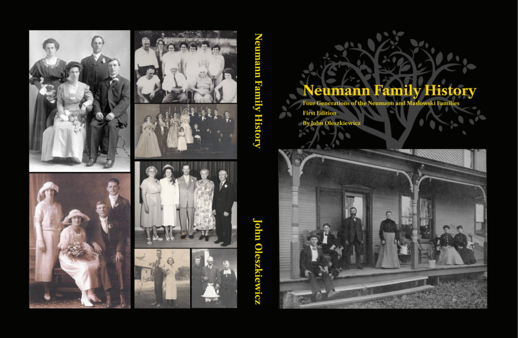 An image of the cover of my most recent family history book